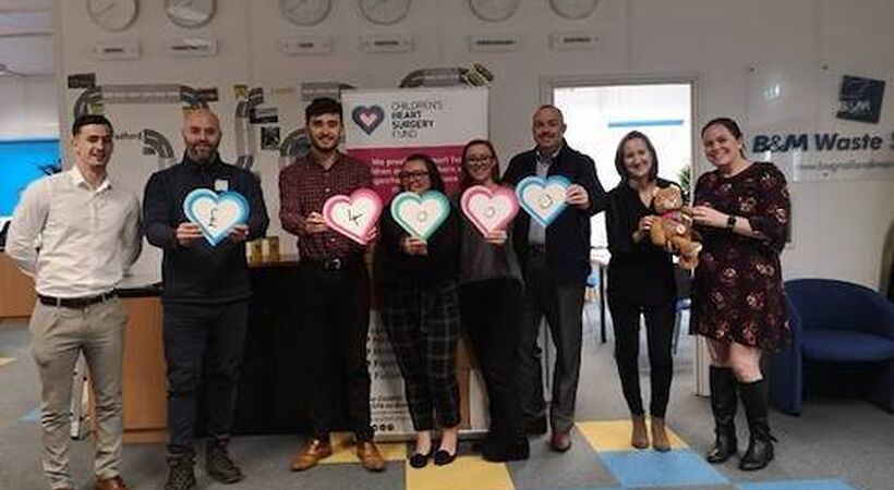 £4000 donation to Children’s Heart Surgery Fund