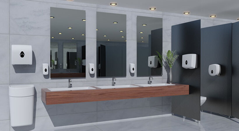 Introducing the Myriad soap and paper dispenser range