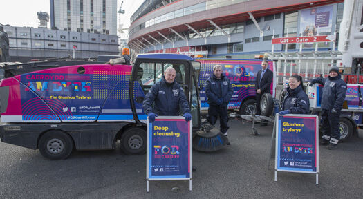 Keeping Cardiff clean
