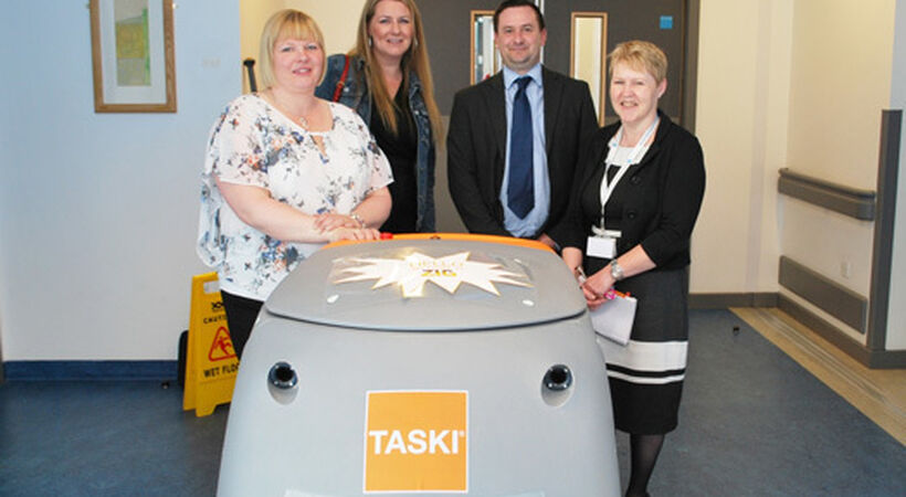 Robot enhances overnight cleaning at NHS Fife