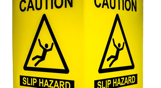 Reducing slip hazards
