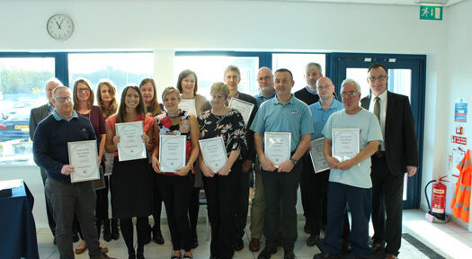 Deb ‘Team of the Year’ donates to Padley Group charity