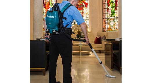 Enhance Office Cleaning Limited are committed to Makita Back-Pack Vacuum Cleaners
