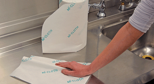 Mi-Cloth disposable microfibre cleaning for the healthcare sector