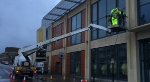 High level clean brings new shine to shopping centre