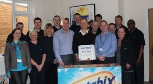 Task cards clean up at Weetabix