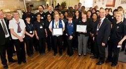QEII team cleans up award