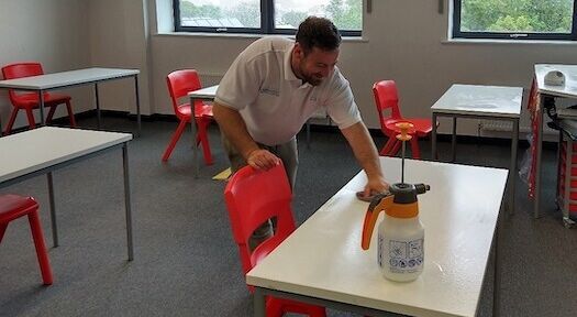 COVID-19 update: NHS standard deep cleaning service helps students safely return to school
