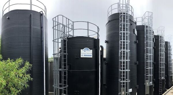 High and mighty - new tanks installed at Christeyns HQ