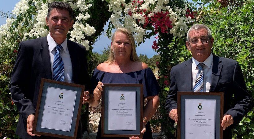 Sodexo team commended for ‘excellent service’ by British Forces Cyprus