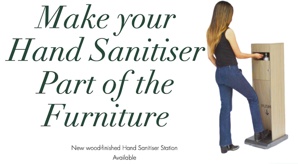 Make your hand sanitiser station part of the furniture