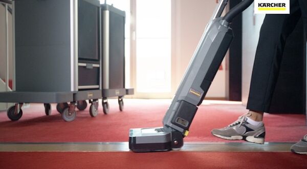 New CV 30/2 Bp cordless vacuum brush from Kärcher