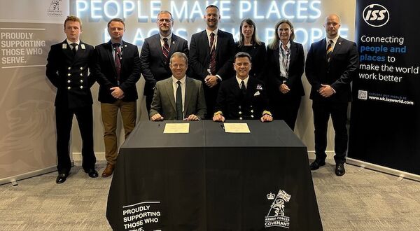 ISS celebrates historic re-signing of the Armed Forces Covenant