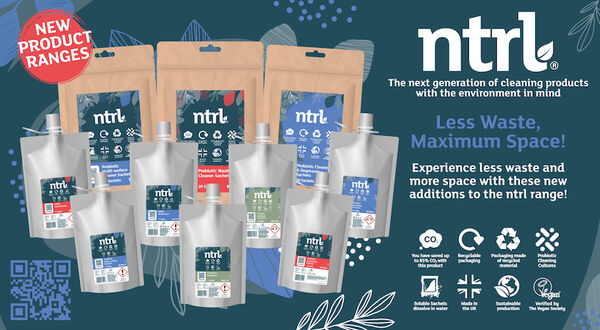 Jangro’s ntrl chemical range delivers sustainable cleaning without compromise