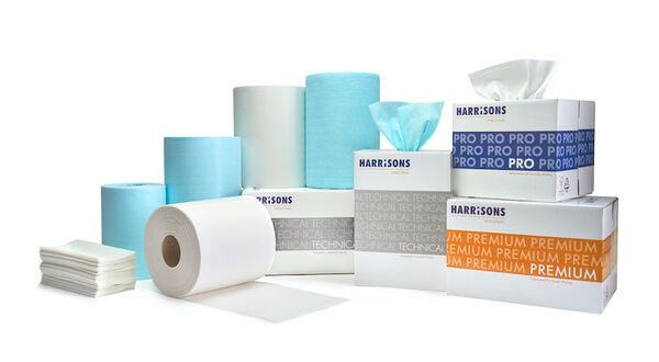 Harrisons launches industrial range of nonwoven wipes