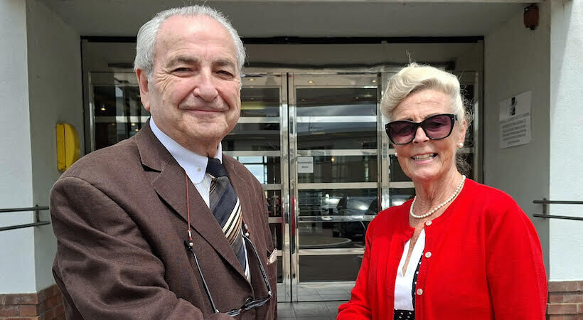 David Garcia, Chair of the BCC, and Delia Cannings, author of the framework document and Immediate Past Chair of the BCC.