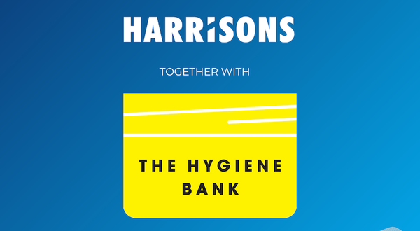 Harrisons joins forces with The Hygiene Bank to combat hygiene poverty