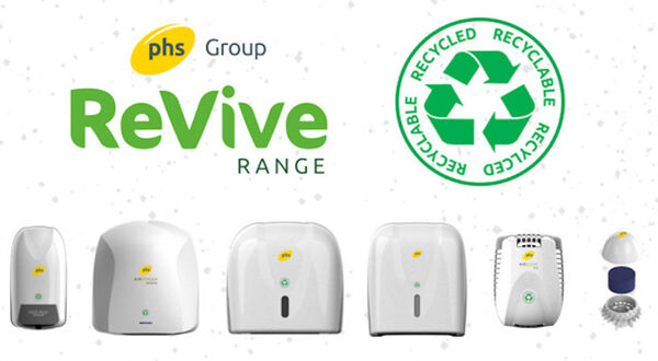 Hand dryer launched by phs Group in new recycled washroom range