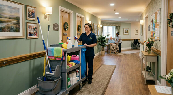 Managing infection risk through cleaning systems in care environments